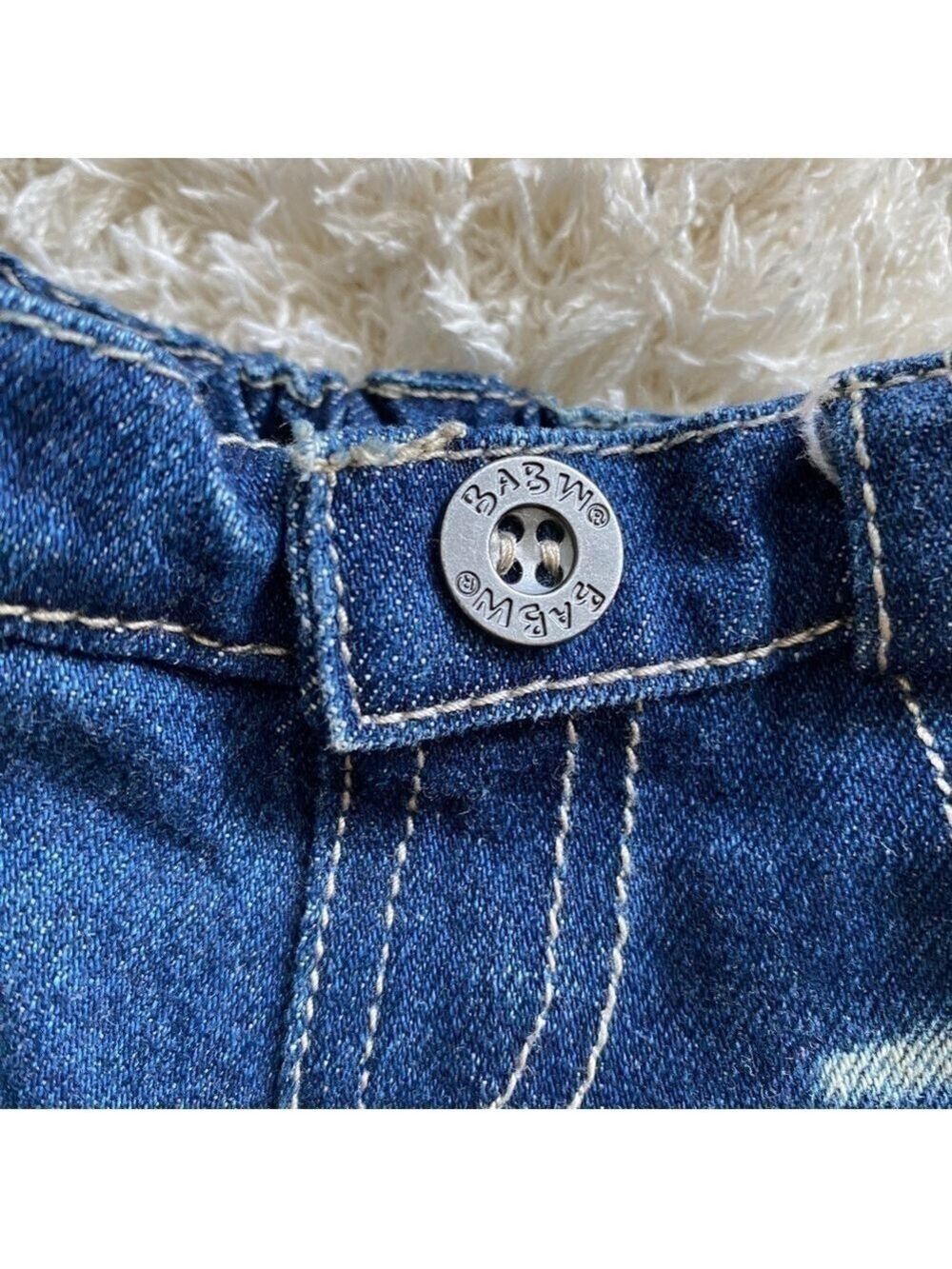 Build-a-bear BAB Blue Denim Jeans Teddy Bear Clothes - Picture 3 of 3